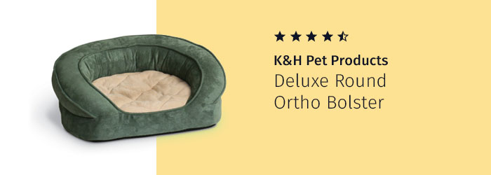 K&H Deluxe Round Ortho Bolster Dog Bed, dog arthritis treatment